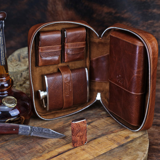 Brizard and Co Saddle Brown Leather Havana Traveler