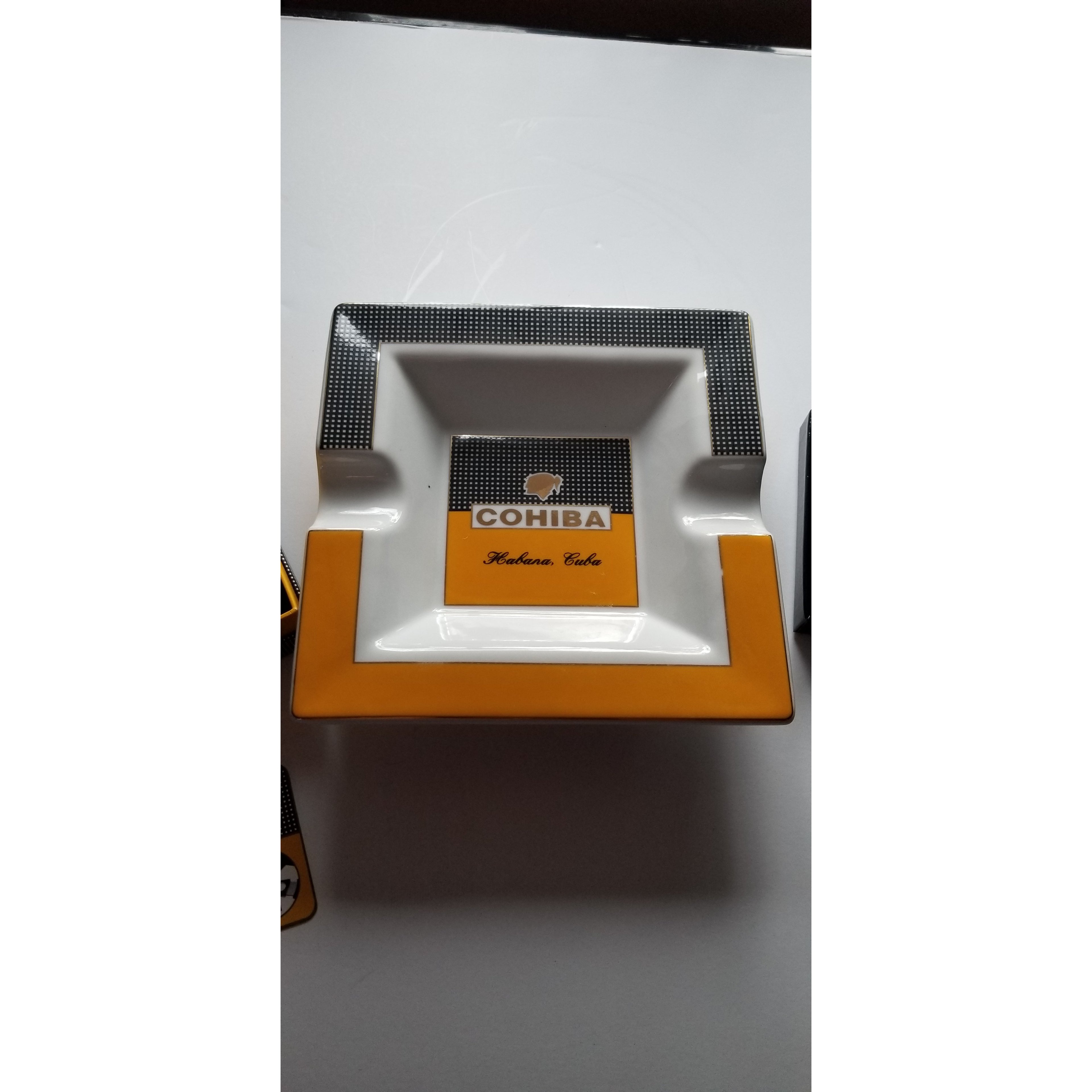 Cigar Ashtray, lighter & cutter