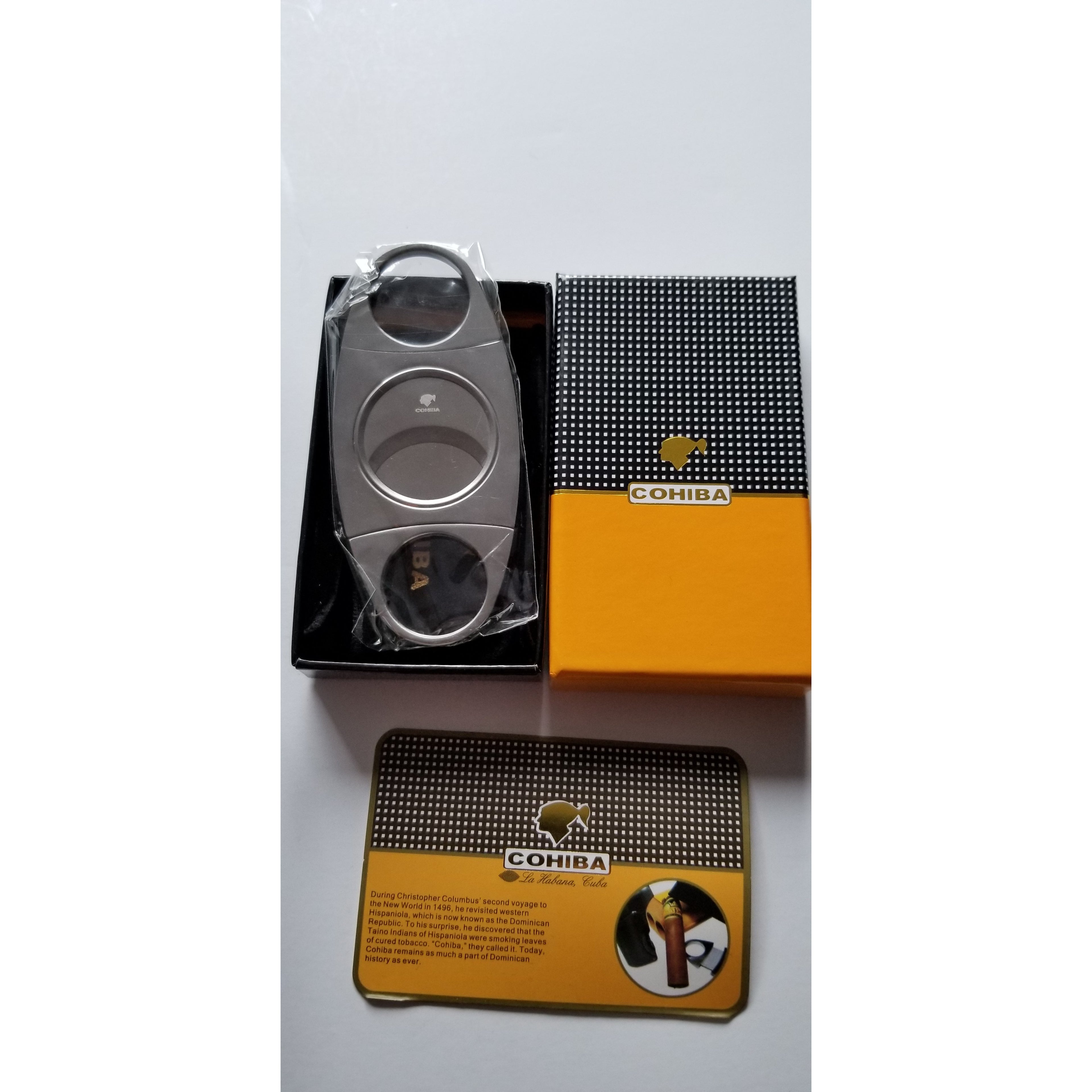 Cigar Ashtray, lighter & cutter