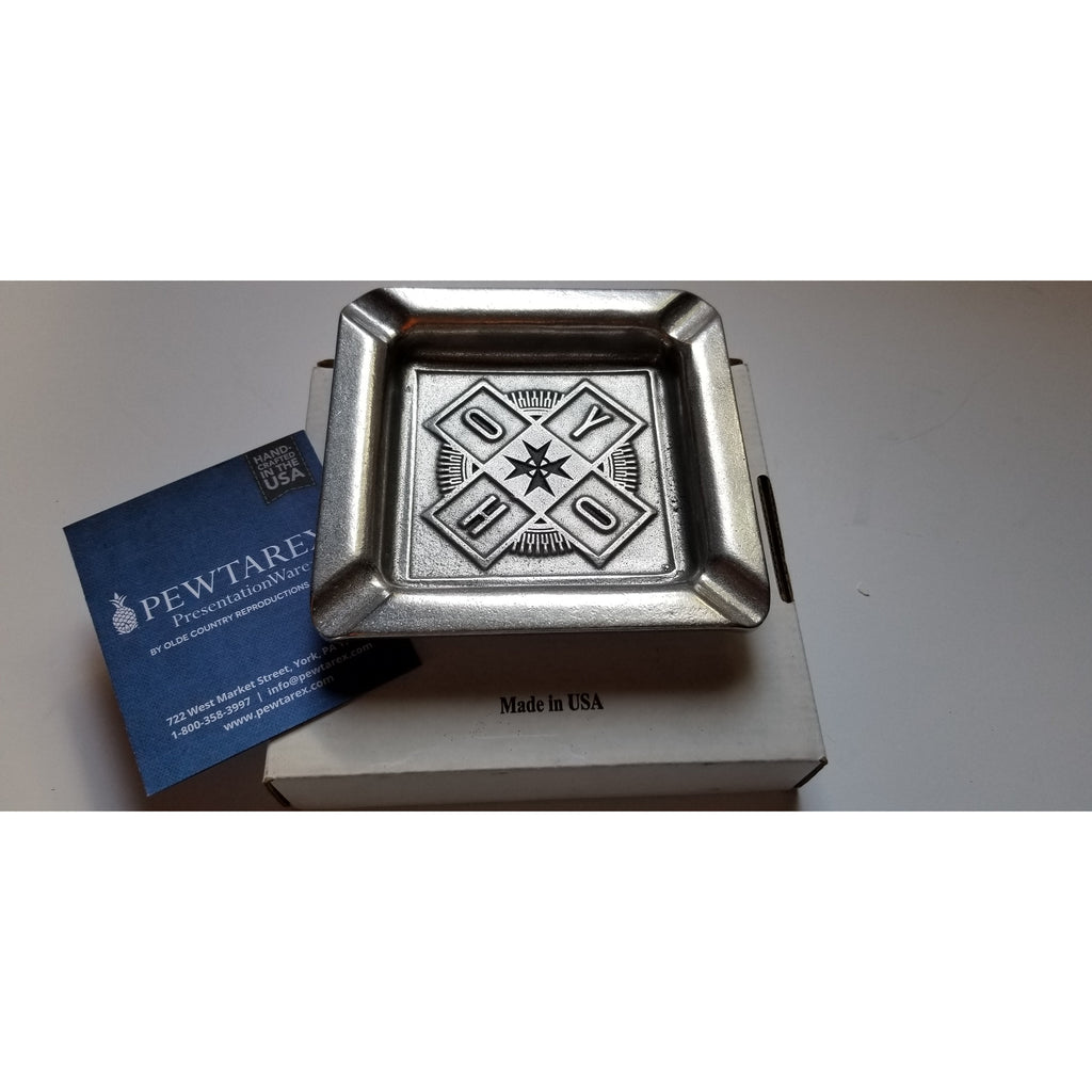 Hoyo pewter ashtray