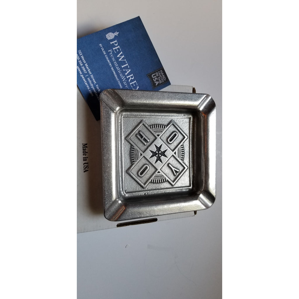 Hoyo pewter ashtray