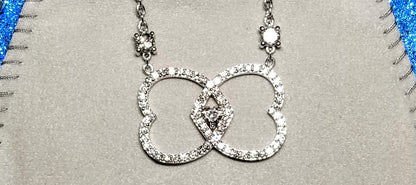 Diamond Hearts Pendant