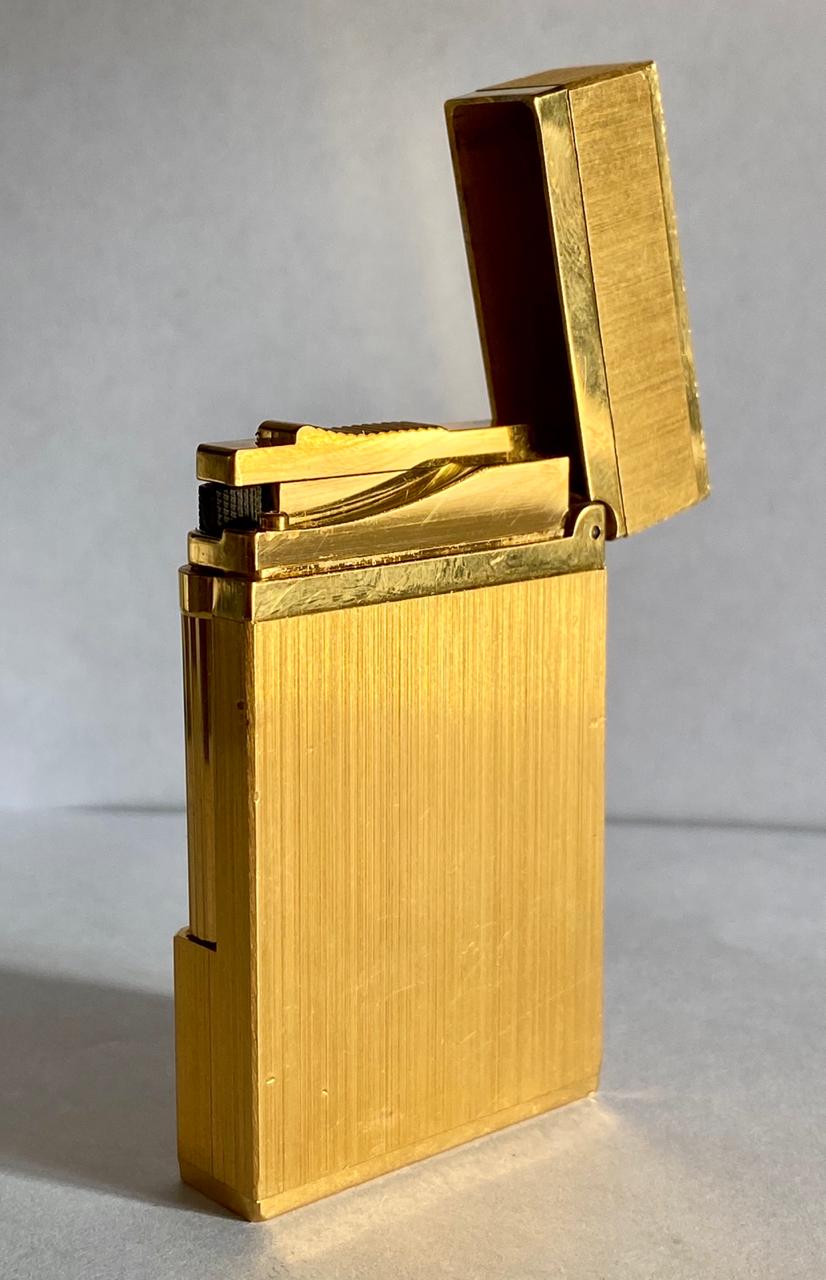 ST Dupont Brushed Gold plated L2 lighter