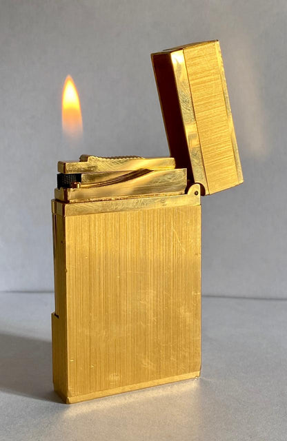 ST Dupont Brushed Gold plated L2 lighter