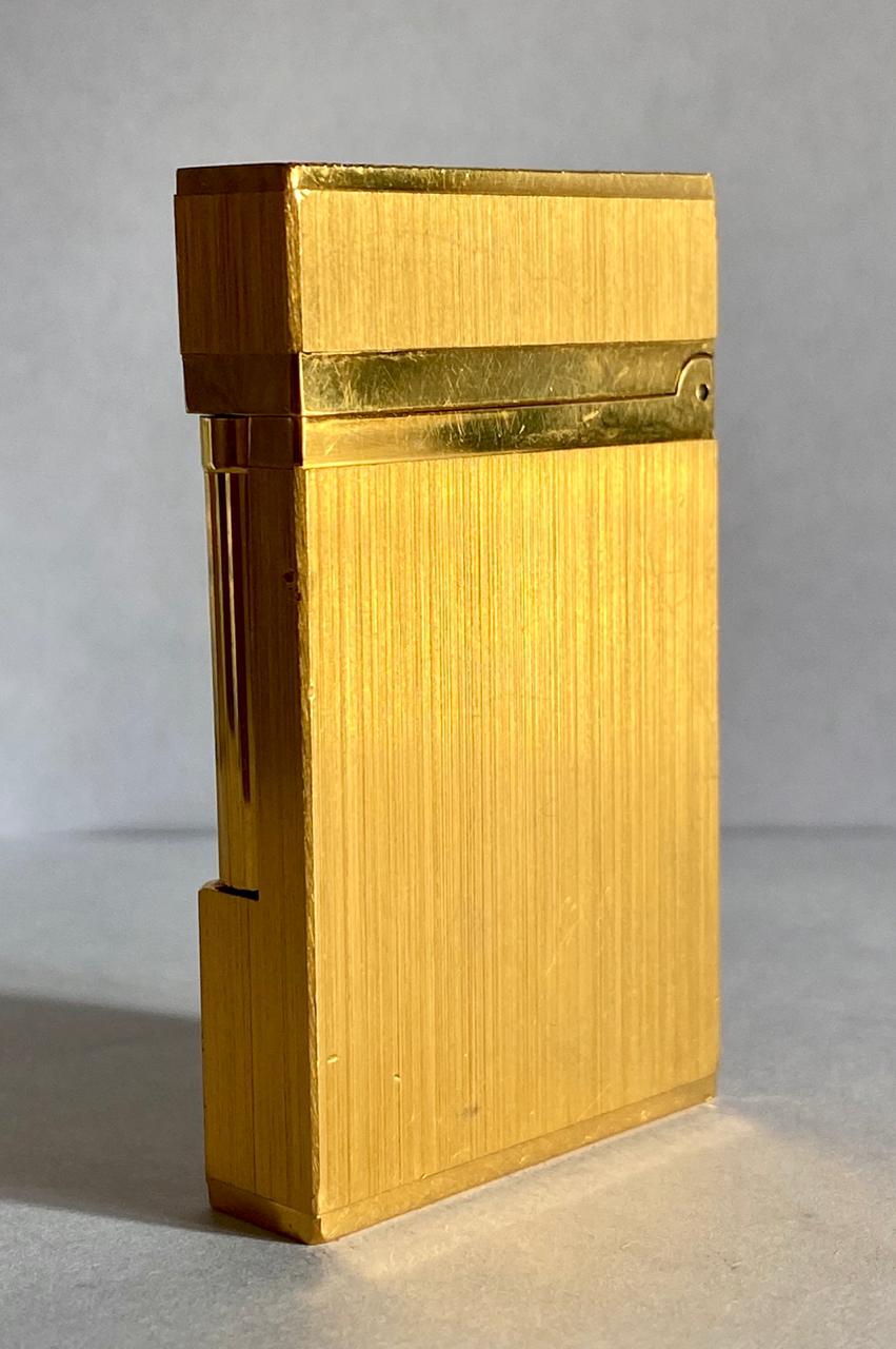 ST Dupont Brushed Gold plated L2 lighter