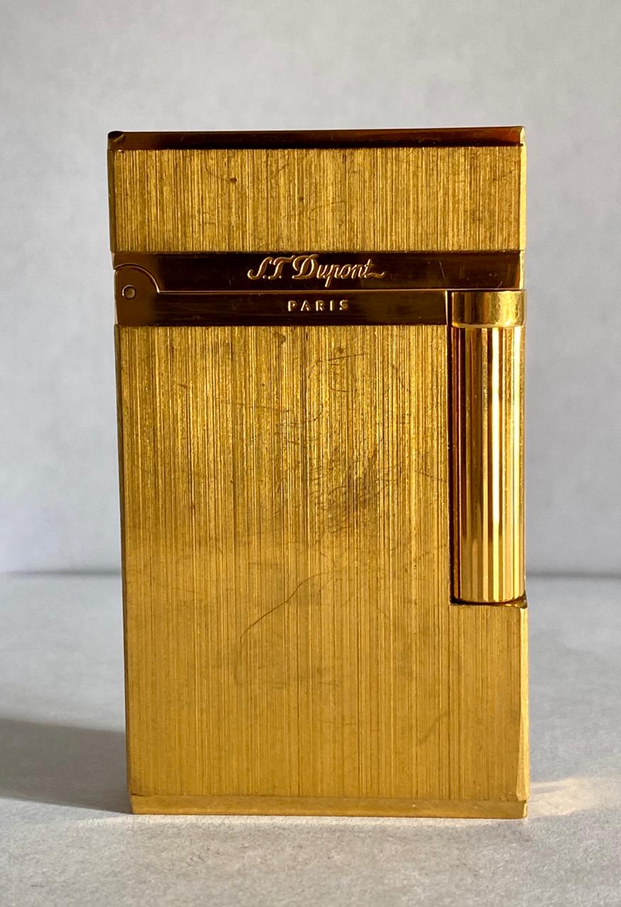 ST Dupont Brushed Gold plated L2 lighter