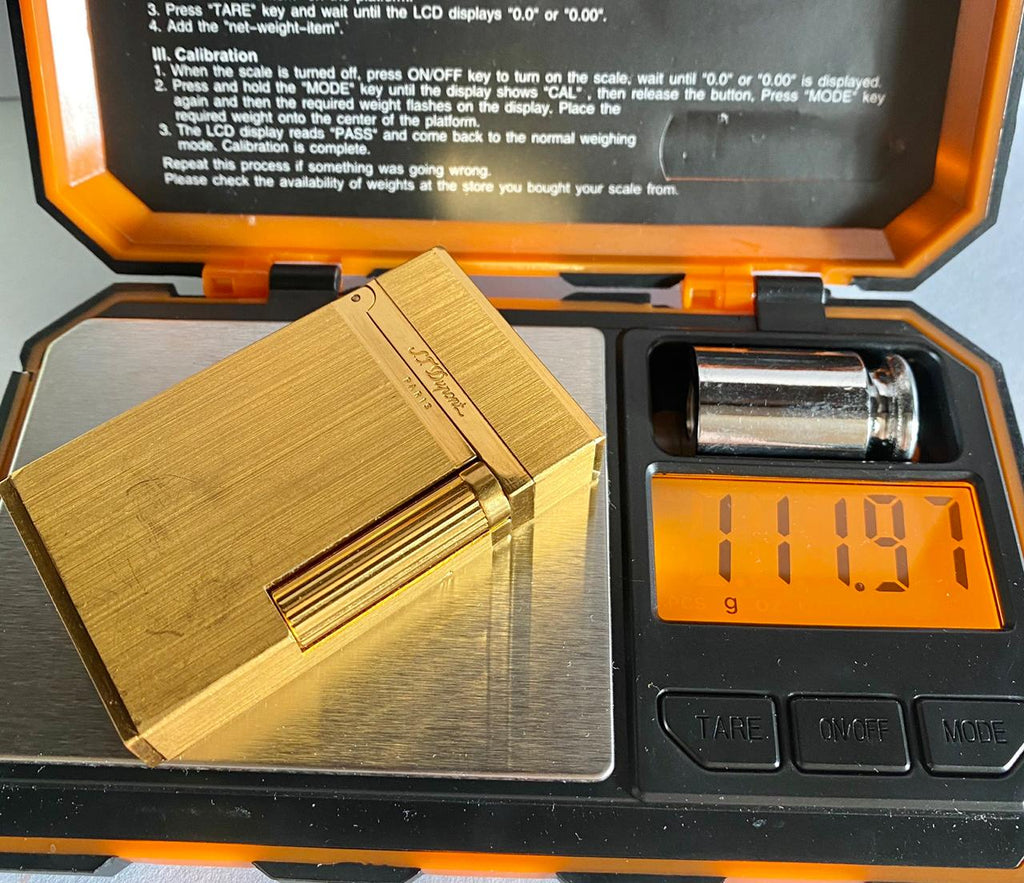 ST Dupont Brushed Gold plated L2 lighter
