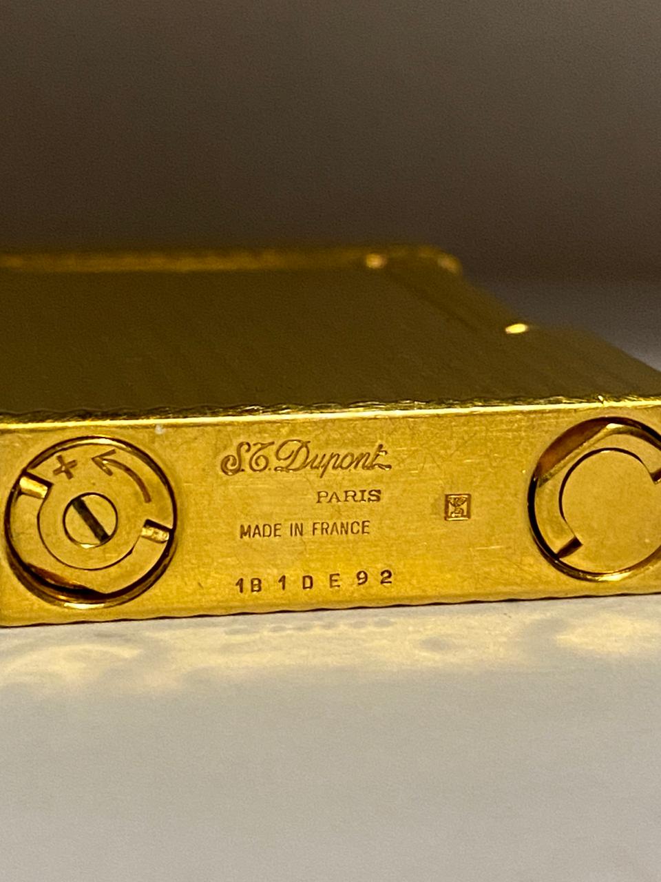 ST Dupont Gold Plated L2 Lighter