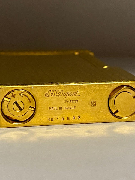 ST Dupont Gold Plated L2 Lighter