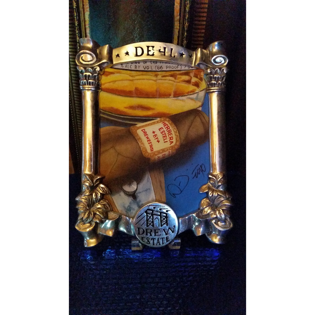 Drew Estate Pewter Picture Hanging Picture Frame