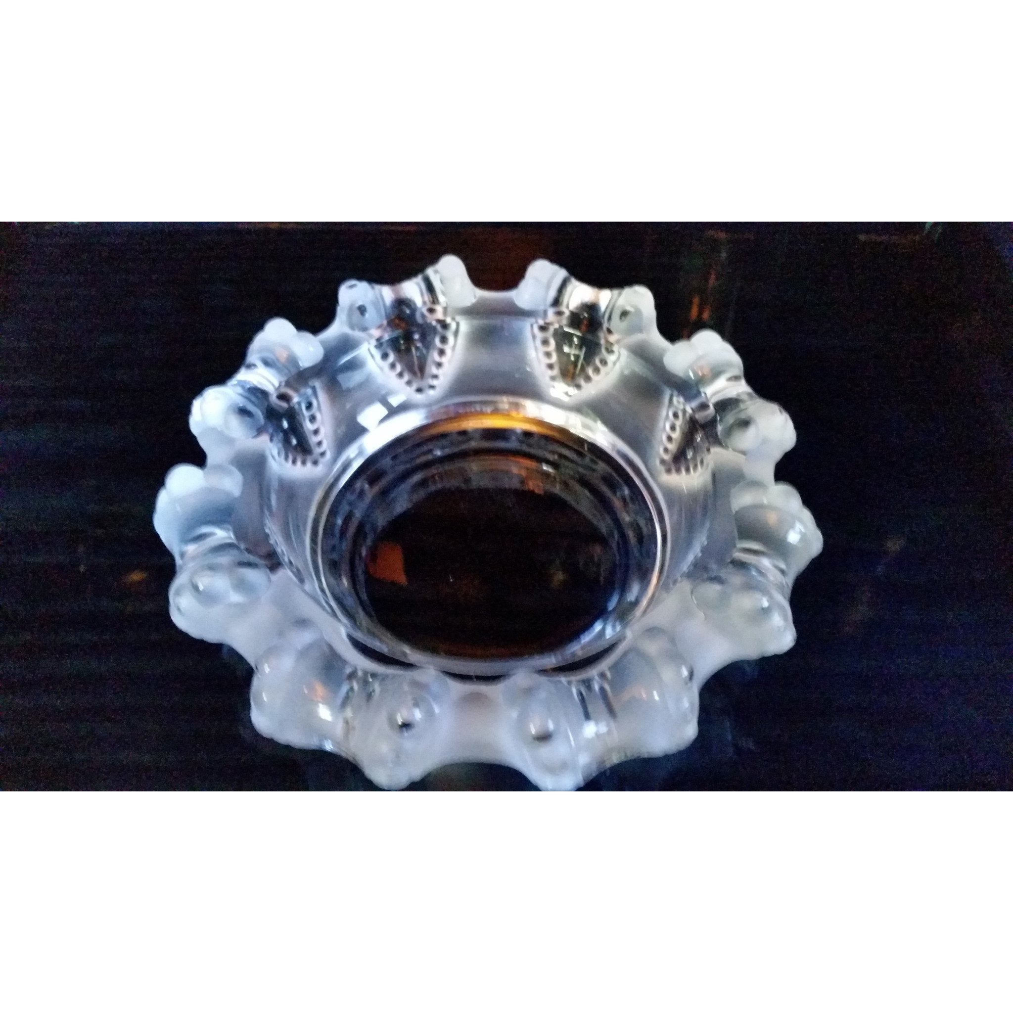 Lalique Cannes Ashtray 7.5" Diameter