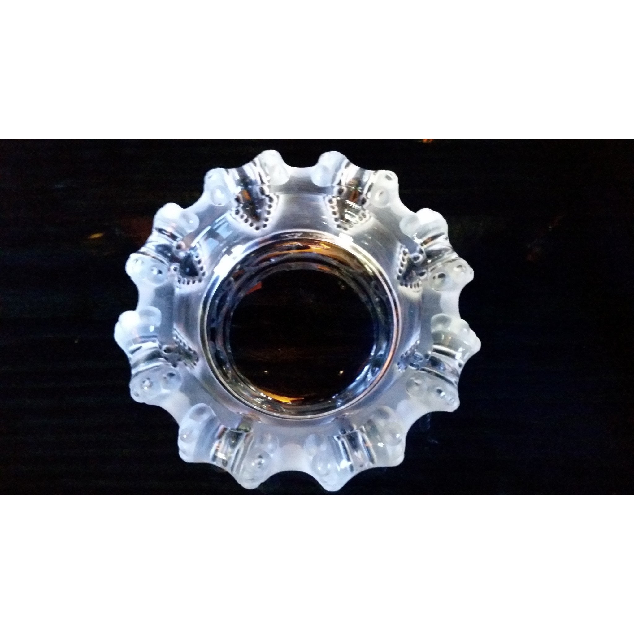 Lalique Cannes Ashtray 7.5" Diameter