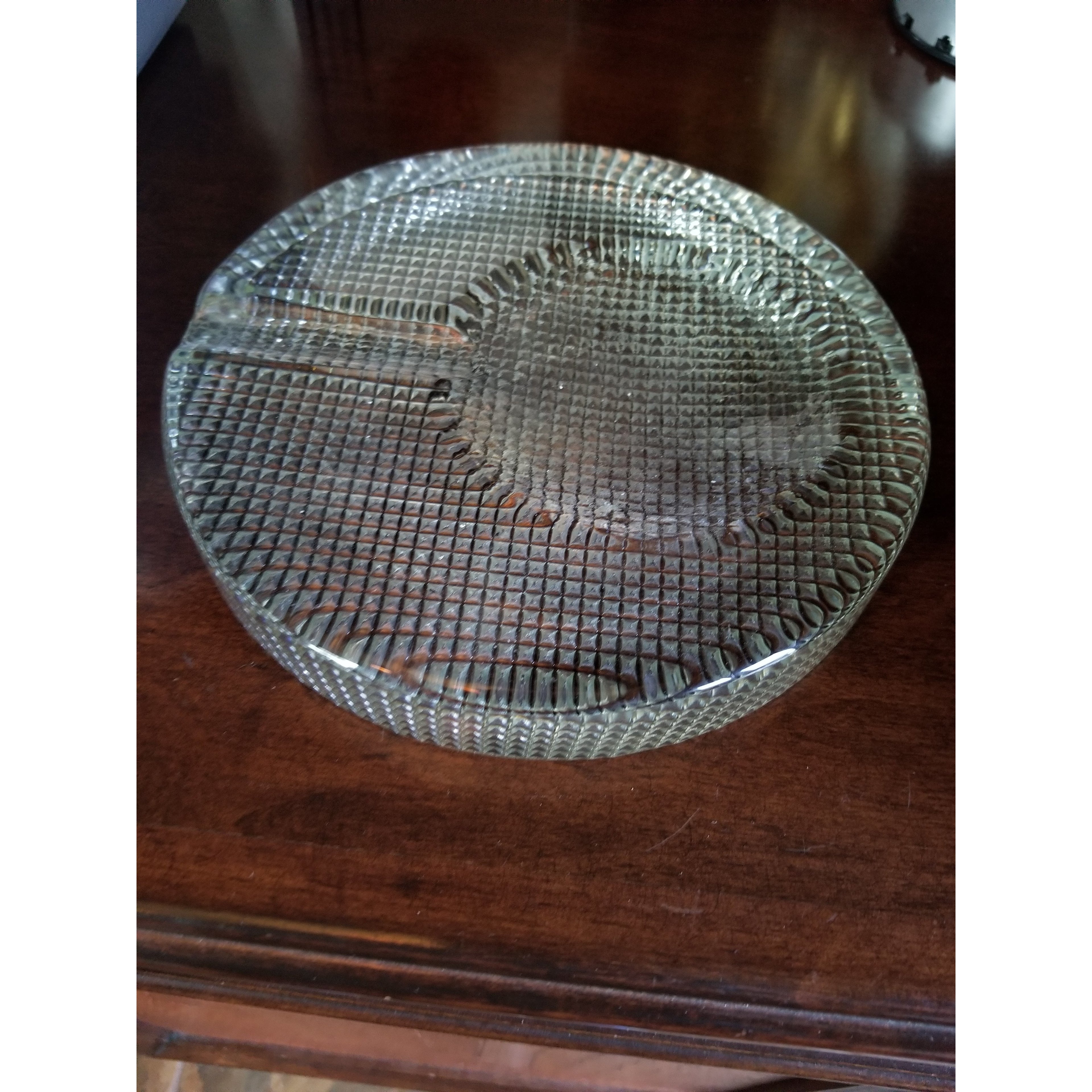 Ashtray 8.25 " Diameter Preowned Good Condition.