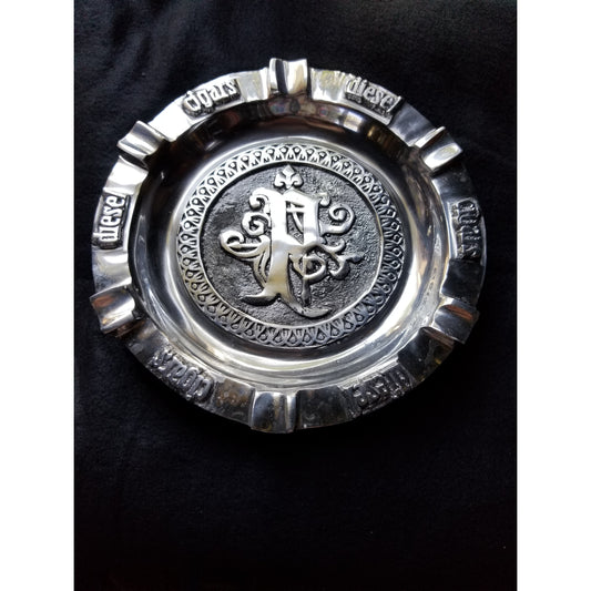 Pewter ashtray
