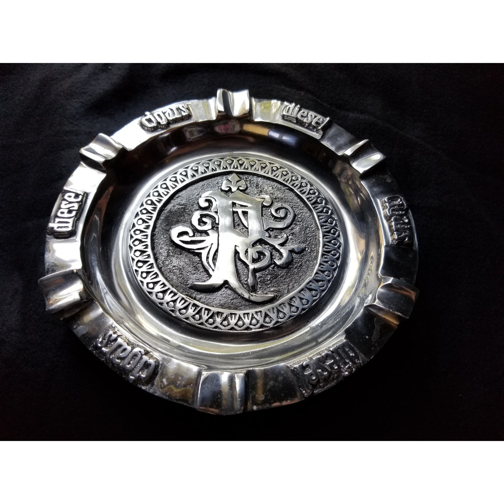 Pewter ashtray