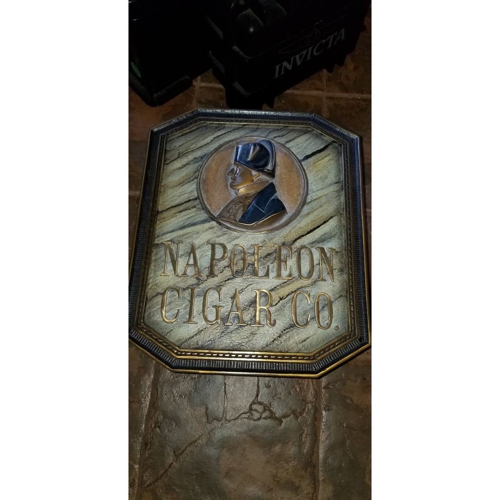 Napoleon Co. Bronze Sign — 17.5" H × 13.5" W