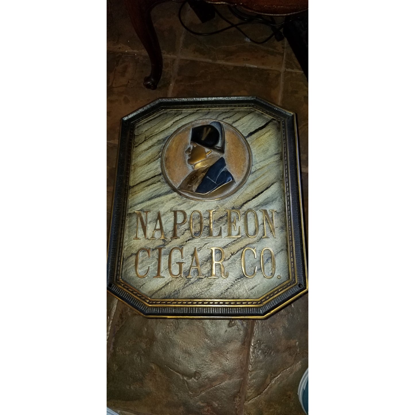 Napoleon  Co. Bronze Sign 17.5" H x 13.5" W