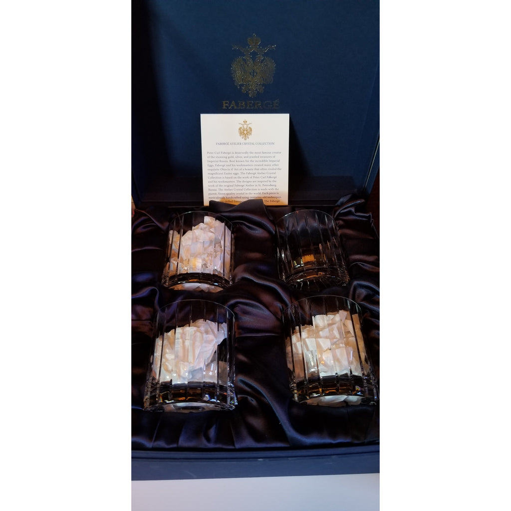 Faberge Pavillion crystal glasses