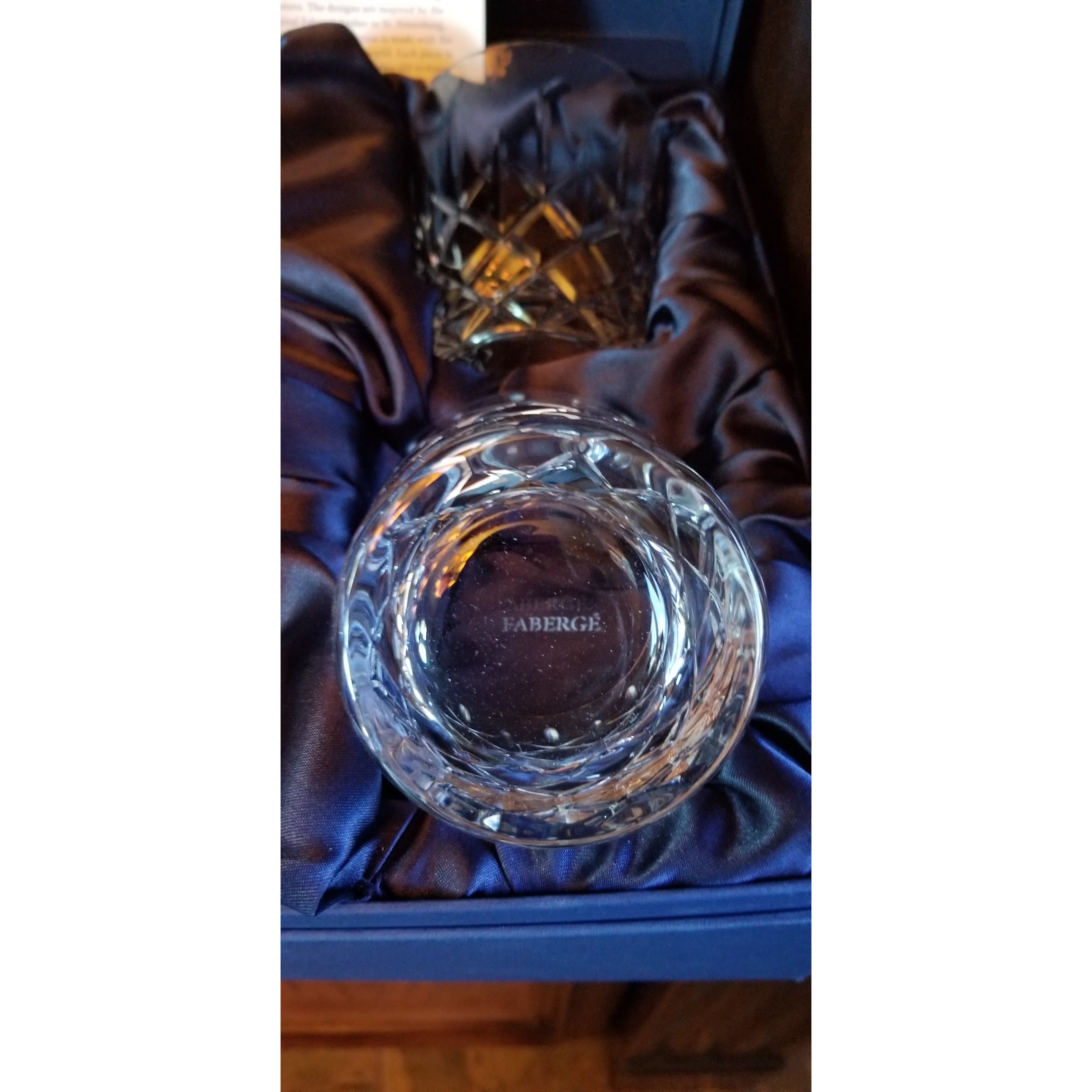 Faberge Atelier crystal glasses