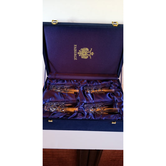 Faberge D'Arcy Highball crystal glasses