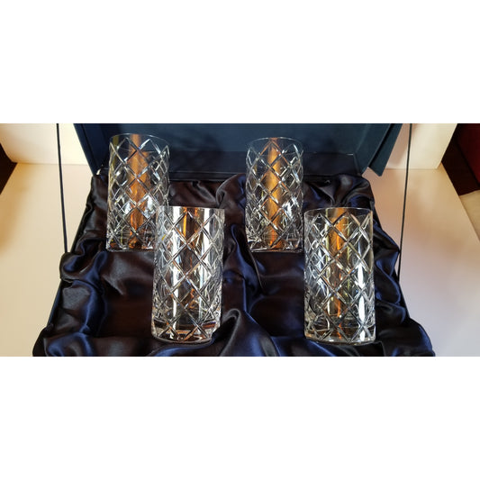 Faberge Crystal Highball Glasses