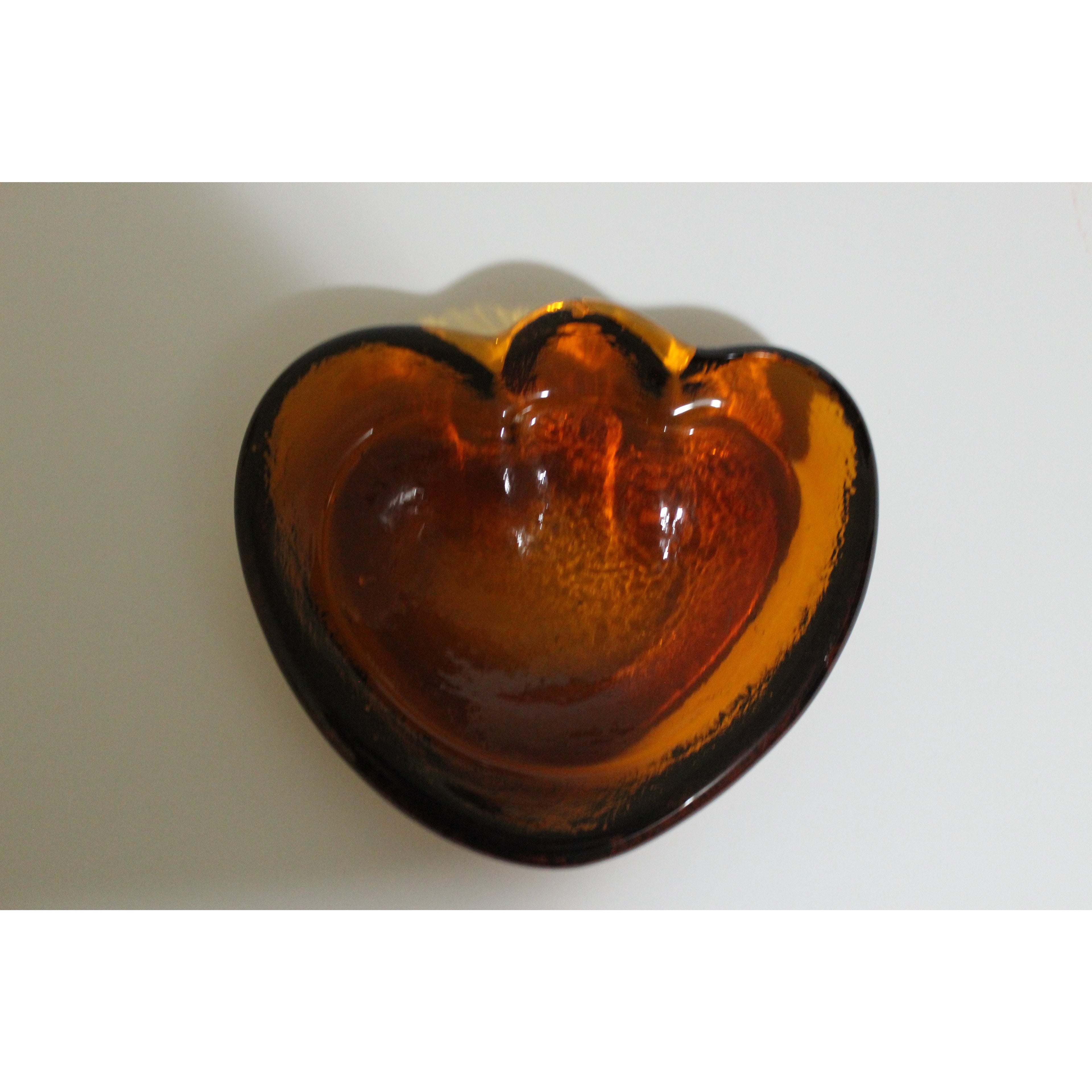 Amber Crystal Abstract Ashtray