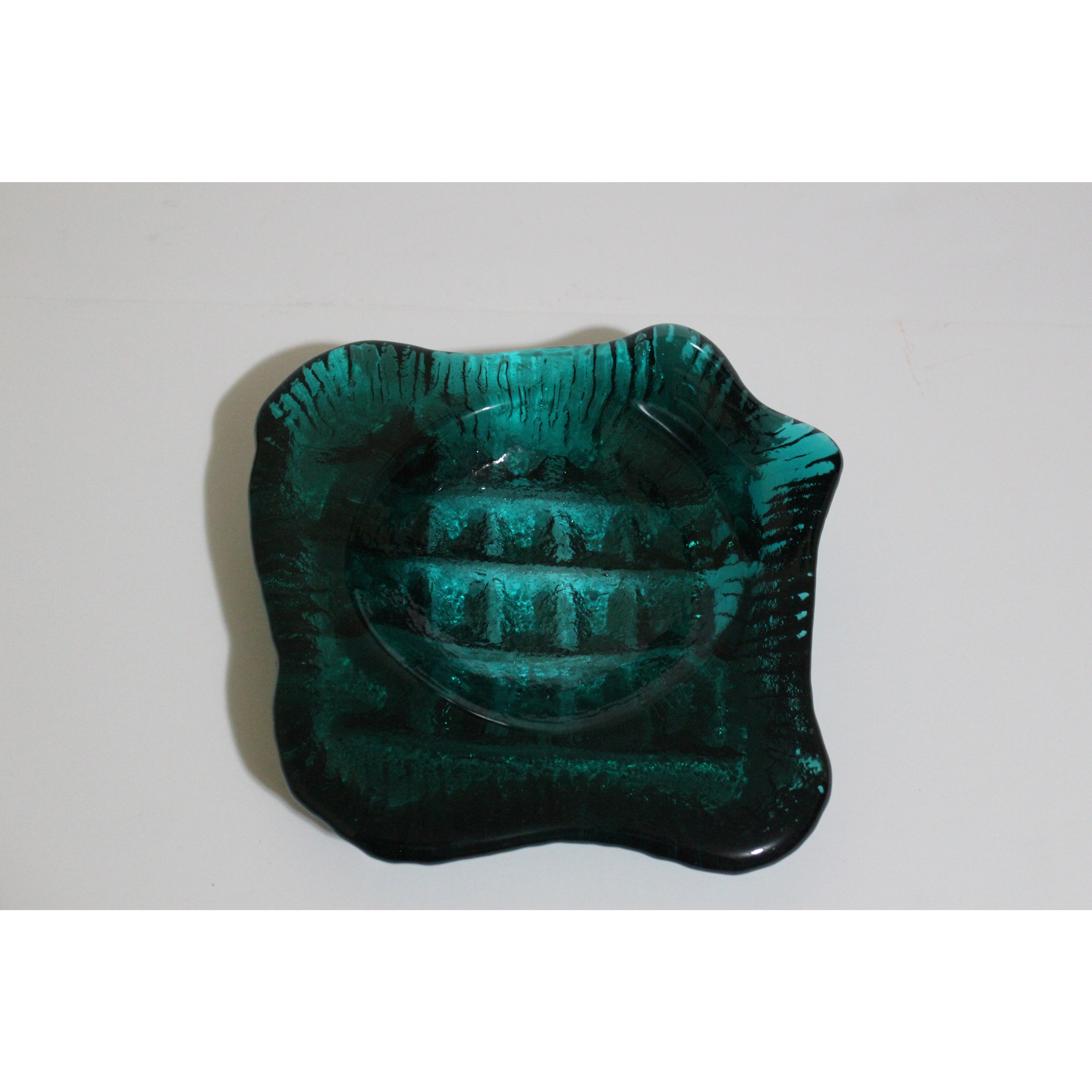 Green  Abstract Ashtray