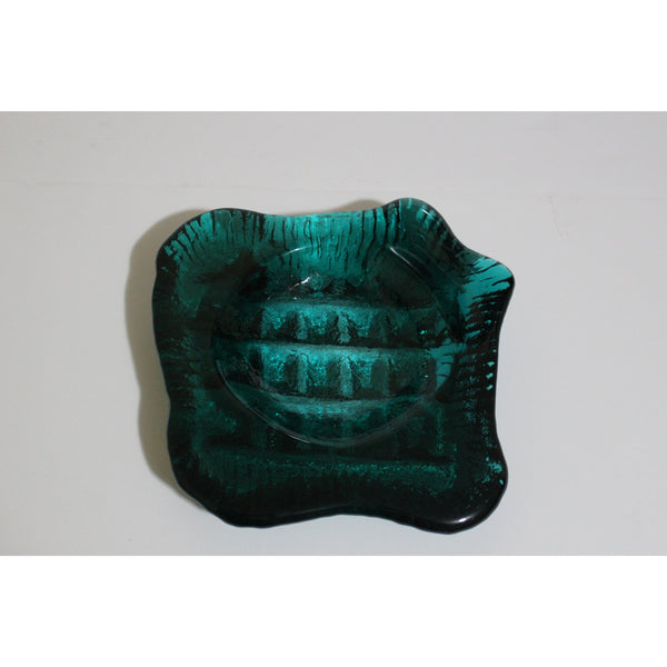 Green  Abstract Ashtray
