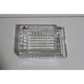 Clear Glass Rectangle Ashtray