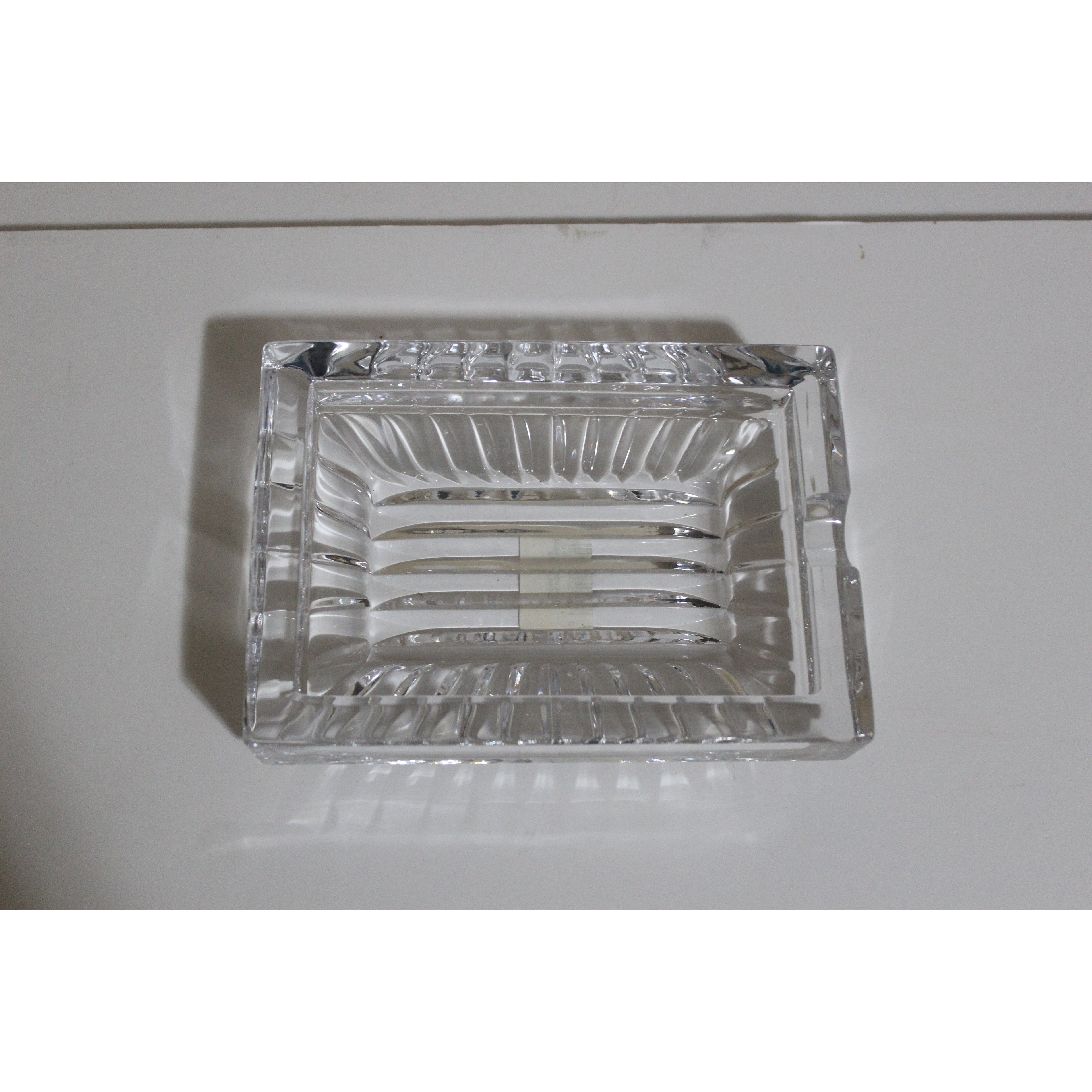 Clear Glass Rectangle Ashtray