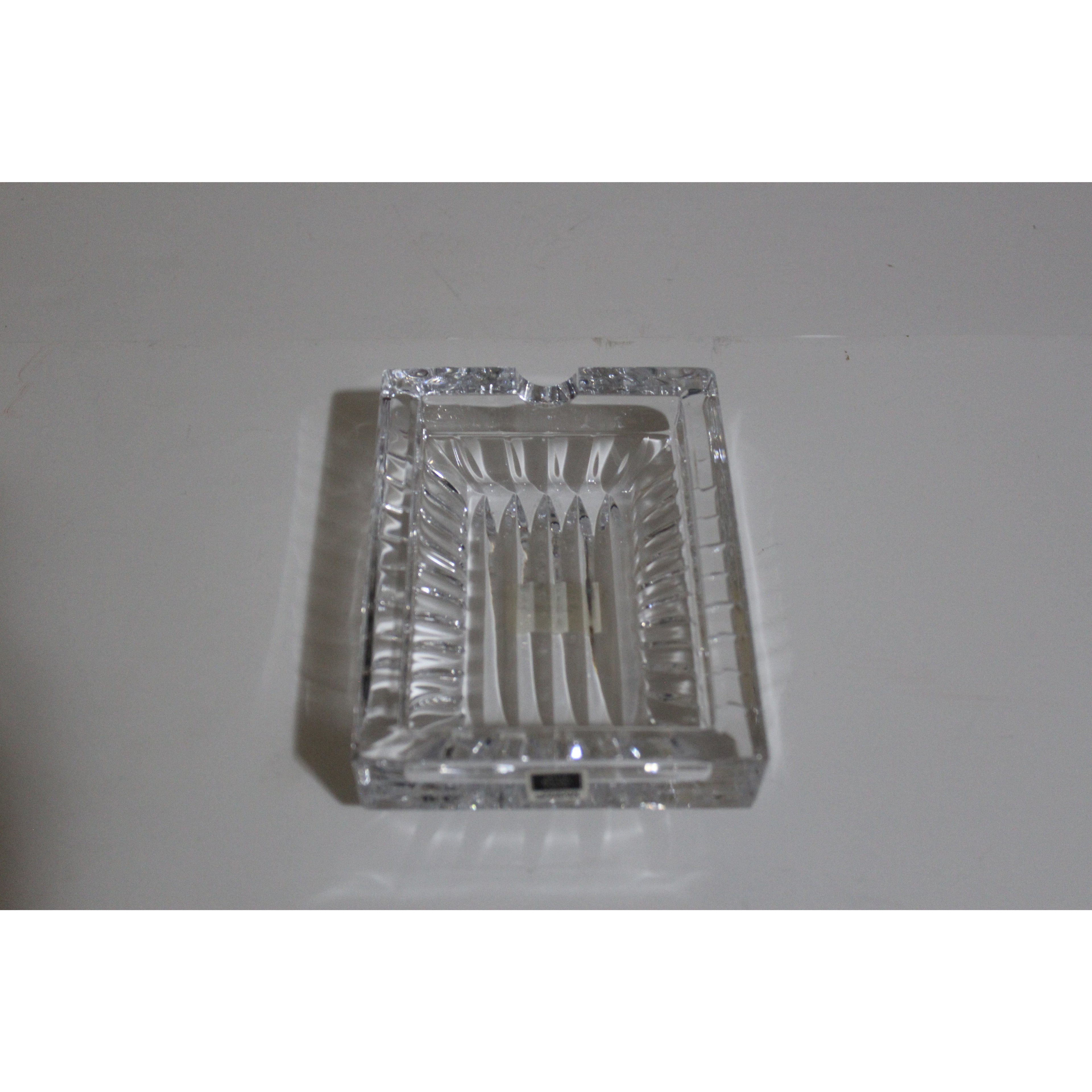 Clear Glass Rectangle Ashtray