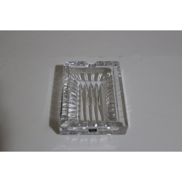 Clear Glass Rectangle Ashtray