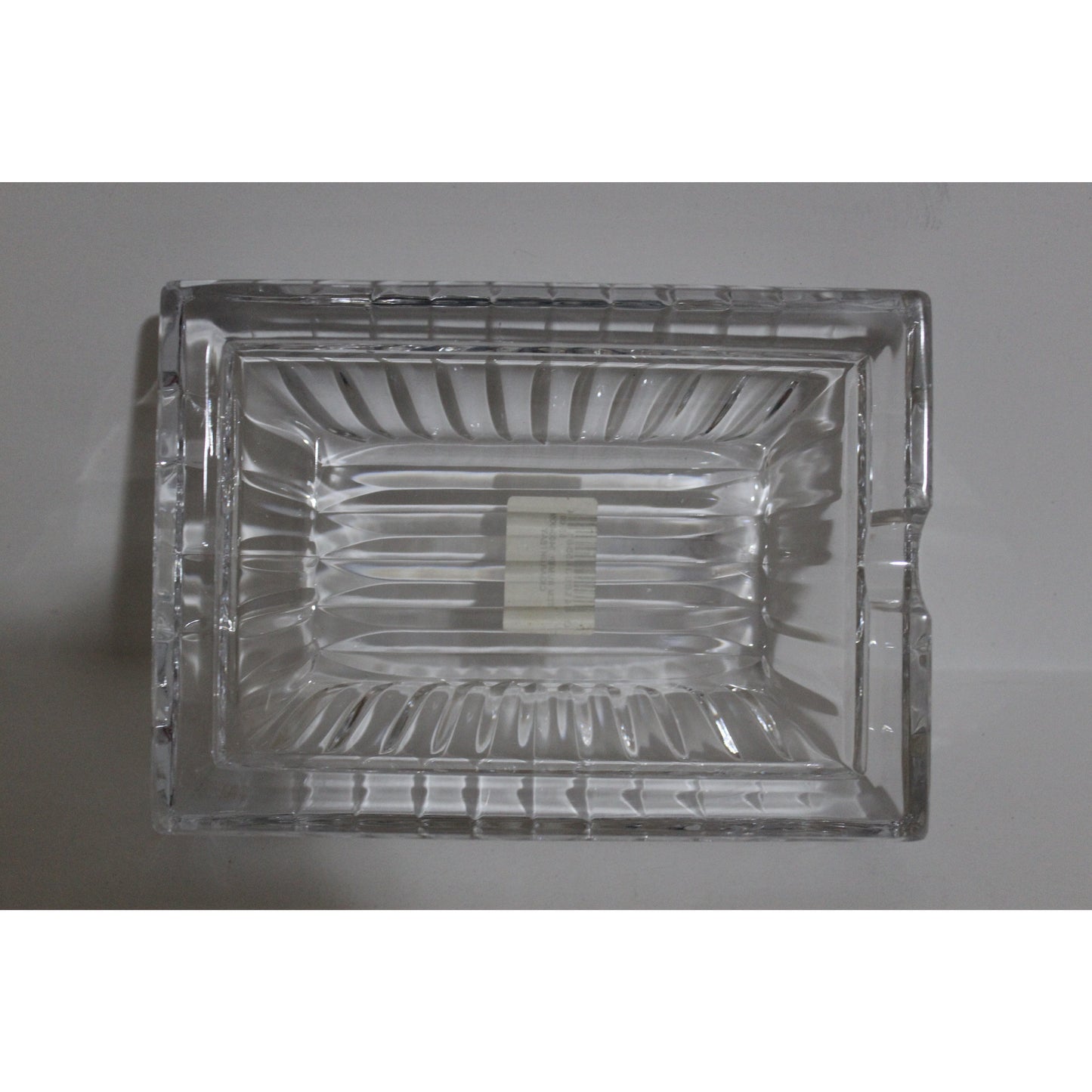 Clear Glass Rectangle Ashtray