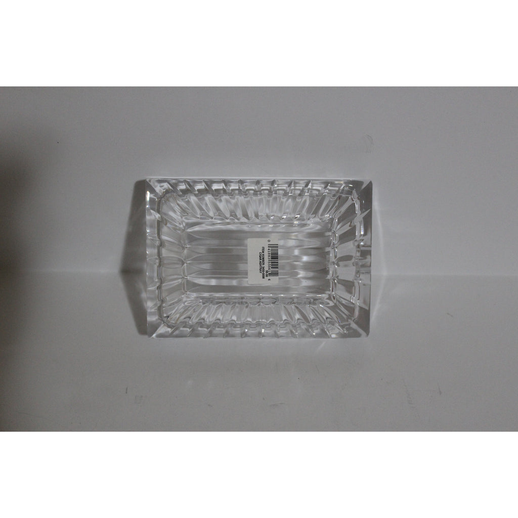 Clear Glass Rectangle Ashtray