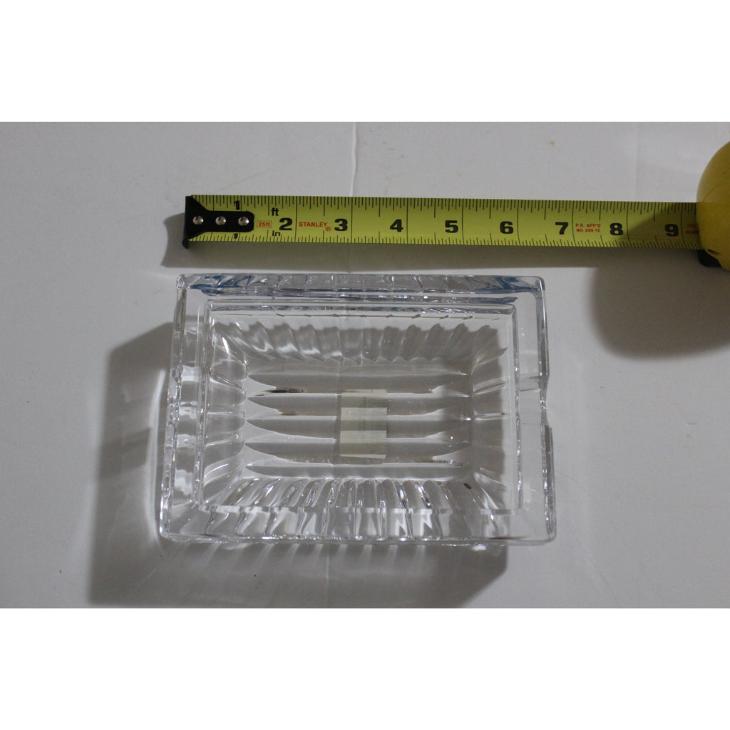 Clear Glass Rectangle Ashtray
