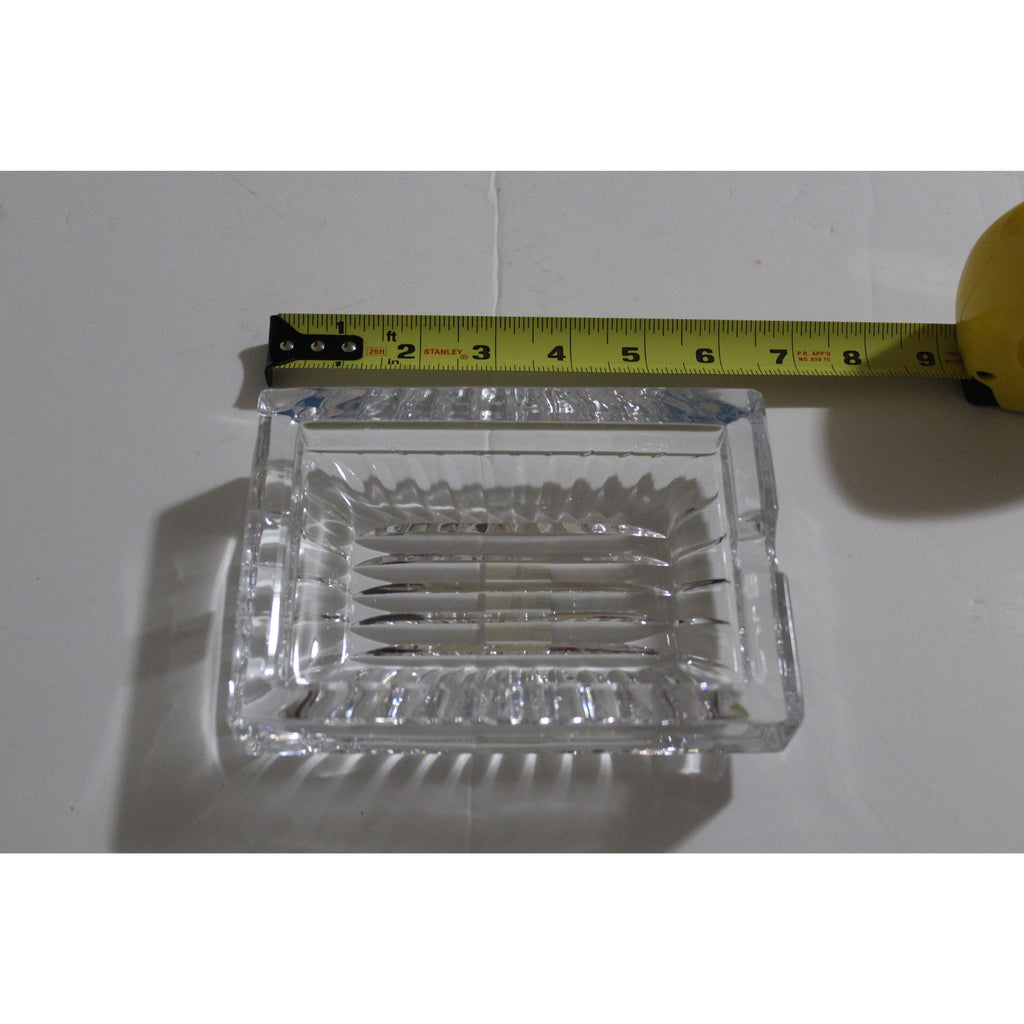 Clear Glass Rectangle Ashtray