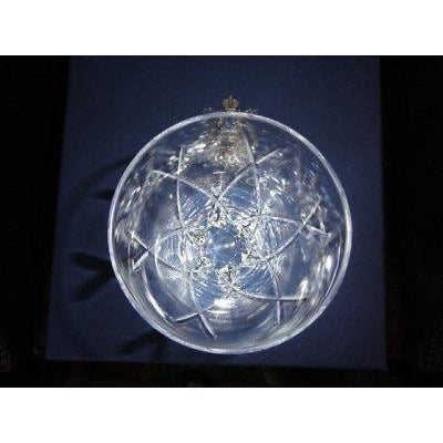 Faberge Crystal Glass  6" tall with 3" opening new without box