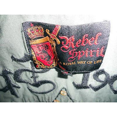 Rebel Spirit Mens Causal Short Sleeve Shirt preowned size Medium