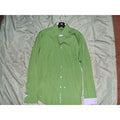 Robert Graham Solid Lime Green Long Sleeve Shirt — Medium