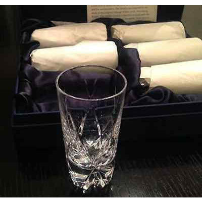 Faberge Atelier Crystal  Shot Glasses set of 6 in the original box