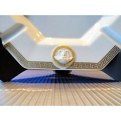 Versace Rosenthal Ashtray 9 inches wide New Porcelain