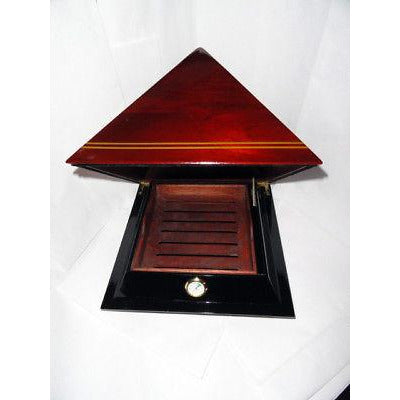Pyramid Humidor  Mahogany preowned