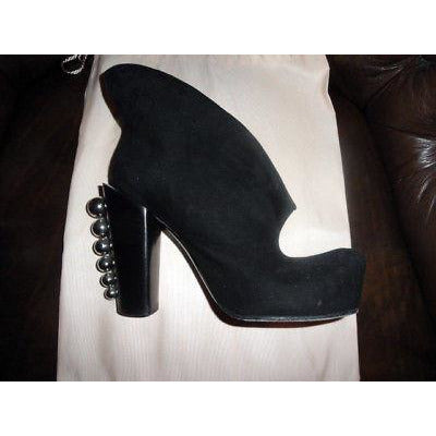 Marc Jacobs Ladies High Heels in Black Suede SIze 38