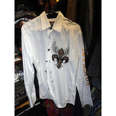 XII Tribes Designer Causal Shirt Embroidered in good condition