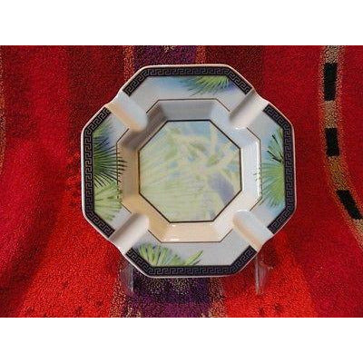 Versace Rosenthal Jungle Ashtray 5.5 inches wide New Porcelain without box