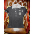 Engrgie Mens Designer Polo Shirt Black Medium preowned