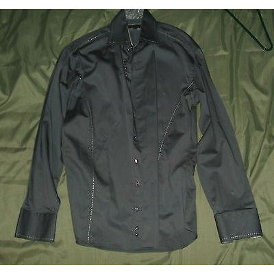 Deluxe Collection Men's casual desingner dress shirt Preowned Good Condition