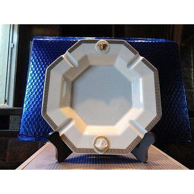 Versace Rosenthal Ashtray 9 inches wide New Porcelain