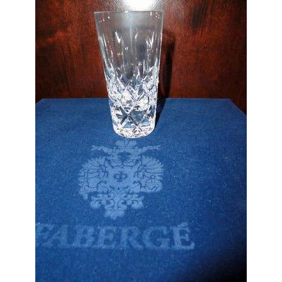 Faberge Crown Crystal Glass new