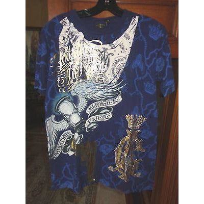 Christian Audigier Designer T-Shirt Size: medium